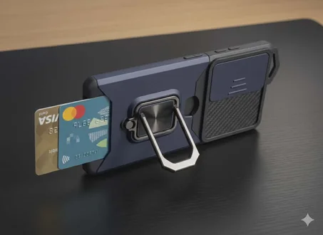Armor Stand Case Card Slot for IPHON 16