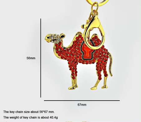 سلسلة مفاتيح ثلاثية الابعاد ( الجمل السعودي)