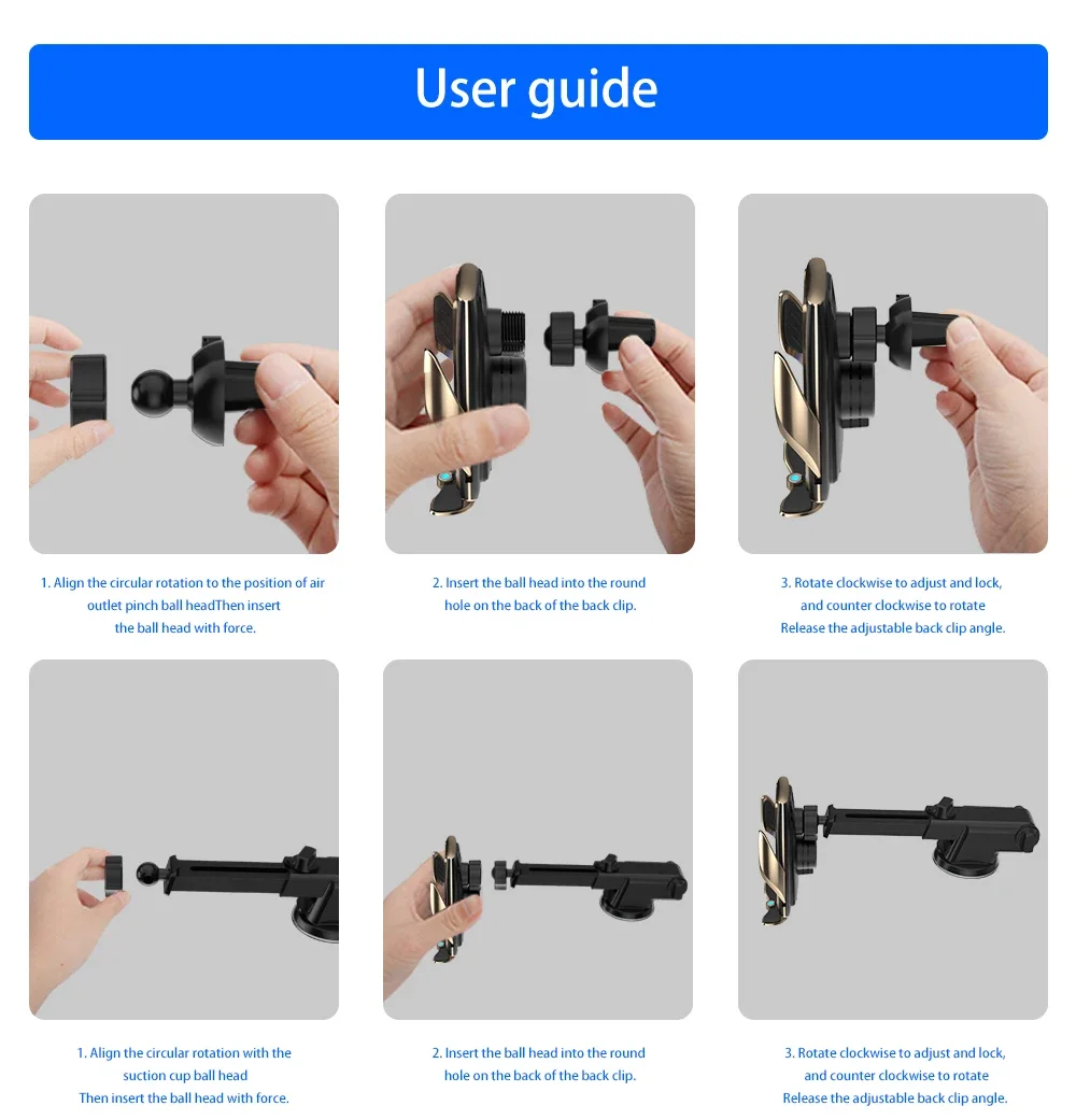 شاحن السيارة اللاسلكي – شحن سريع وآمن للهواتف | صندوق الغالية