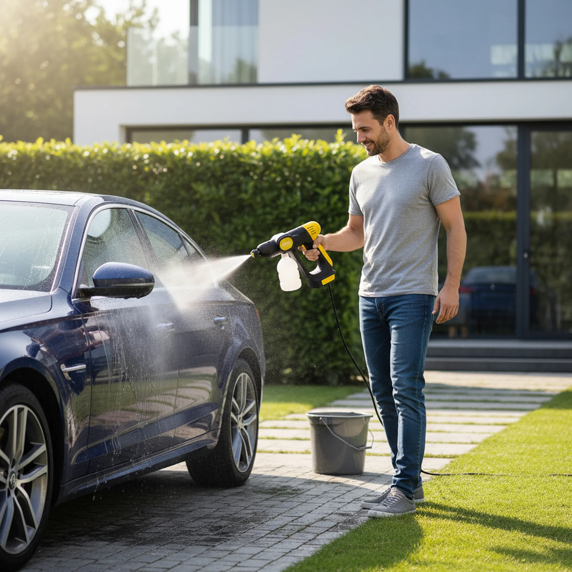 مرش غسيل السيارات بضغط عالي DENX – تنظيف فعال وسريع | صندوق الغالية
