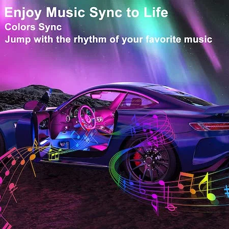 إضاءة داخلية للسيارة LED – Car Interior Lights فخمة