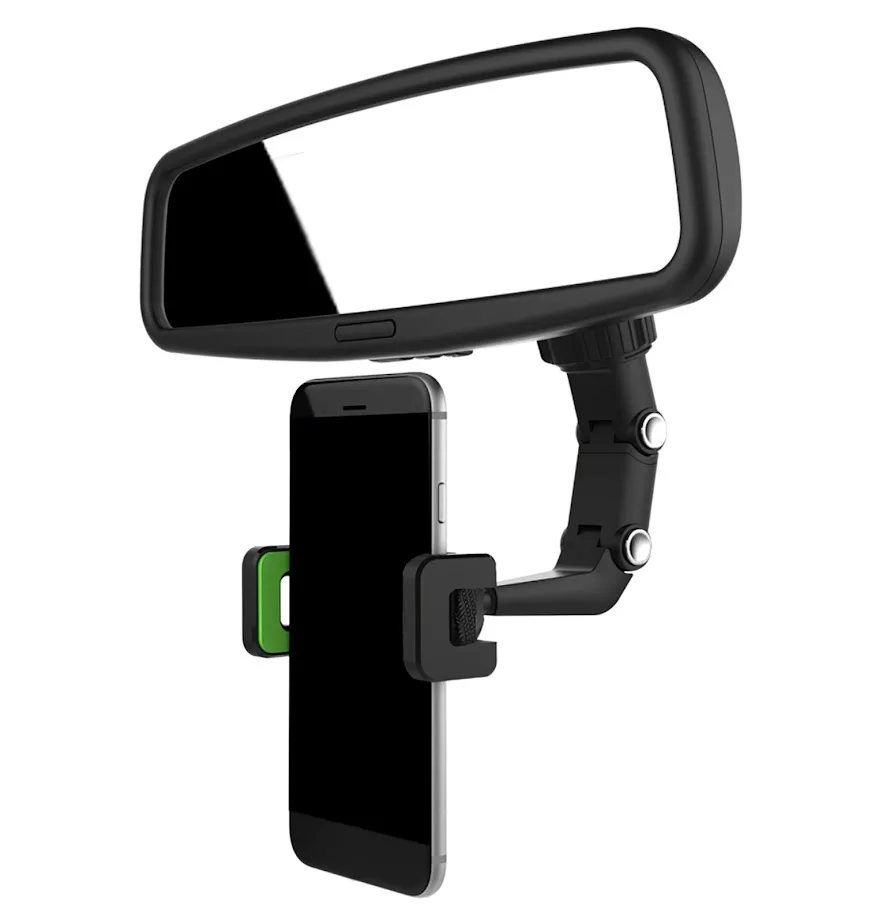 Rearview Mirror Mobile Phone Car Holder