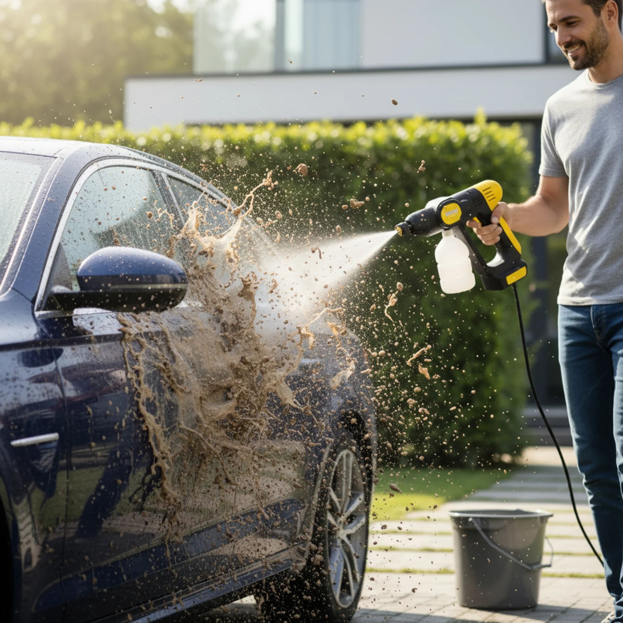مرش غسيل السيارات بضغط عالي DENX – تنظيف فعال وسريع | صندوق الغالية