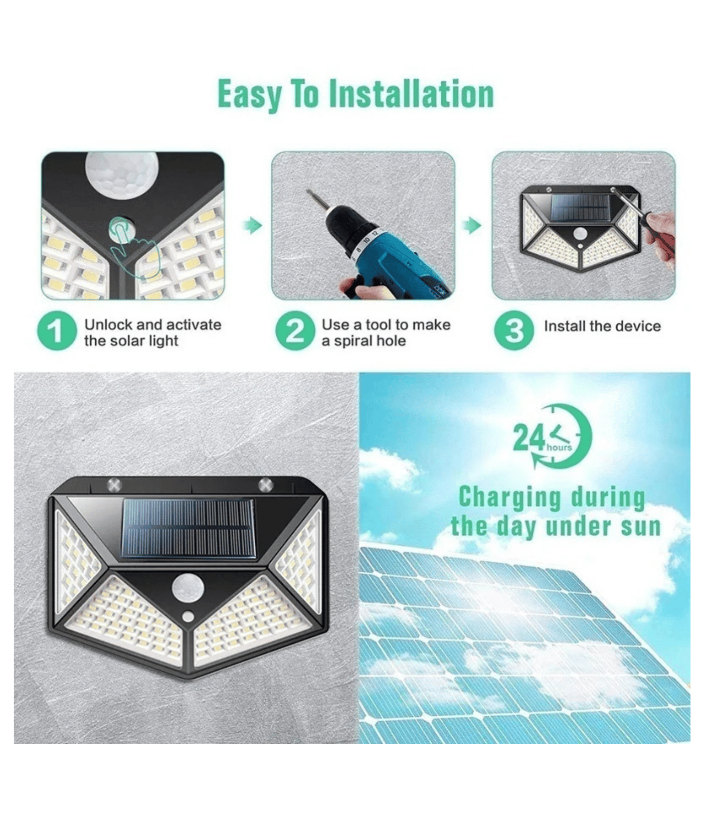 Solar Wall Light