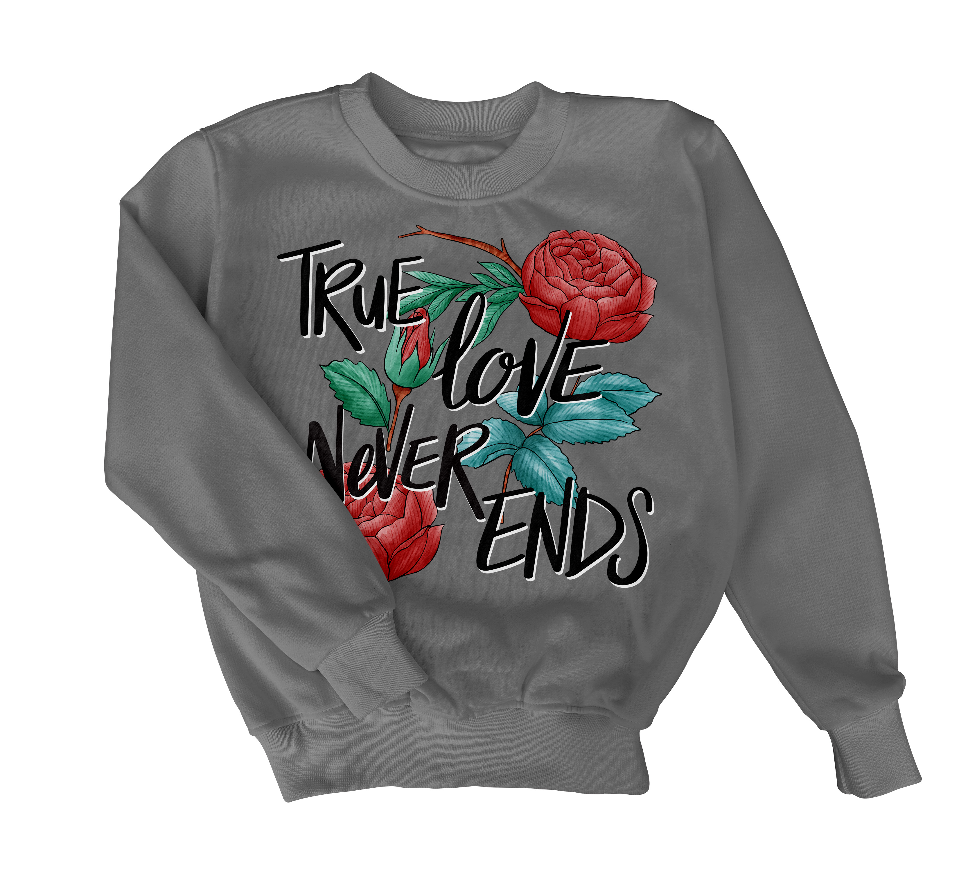 True love never end Women Sweetshirt New Edition 2025