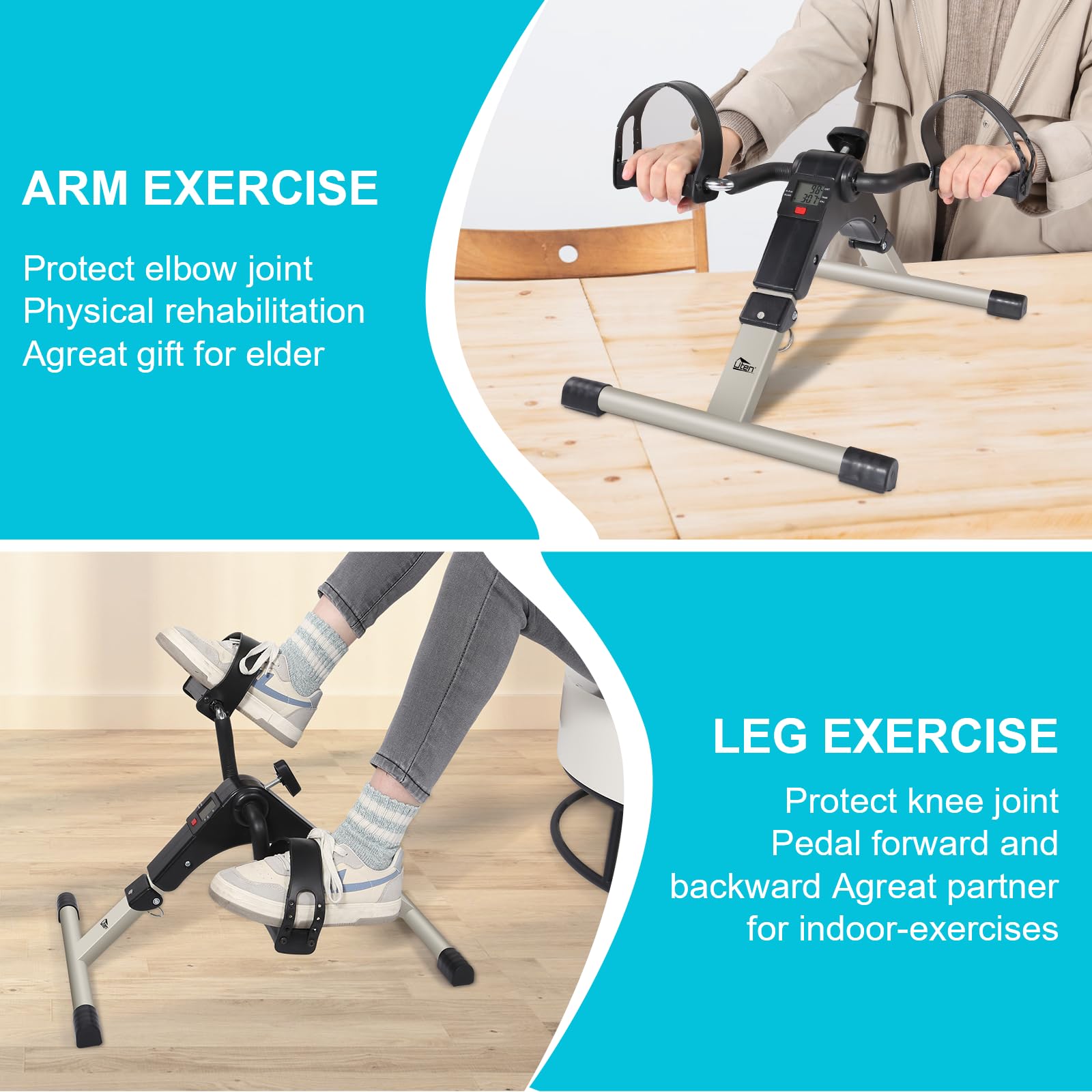 arm and leg pedal exerciser