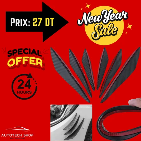 car spoiler pour pare-chocs (universel)