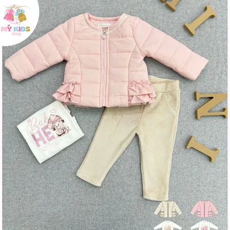 طقم شتوي لبيبي بنات (12 – 36 شهر)