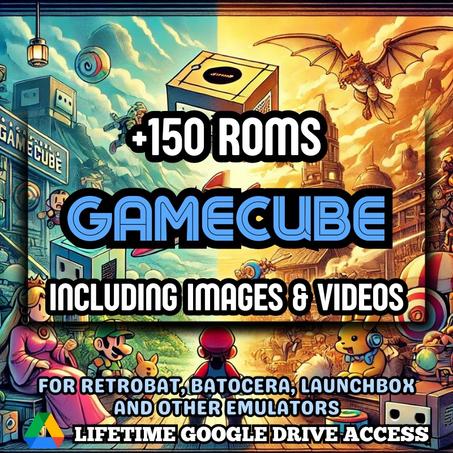 GameCube ROMs Pack - 150+ Classic Games for Emulators + Images, Videos & Manuals - Lifetime Google Drive Access