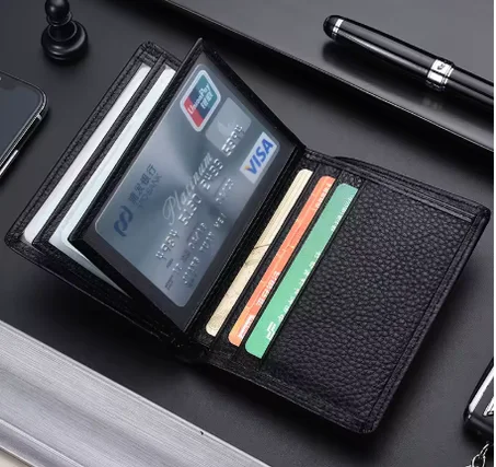 حامل رخصة القيادة، محفظة حامل بطاقة السائق من الجلد الطبيعي، محفظة حامل بطاقة الائتمان وبطاقة الهوية