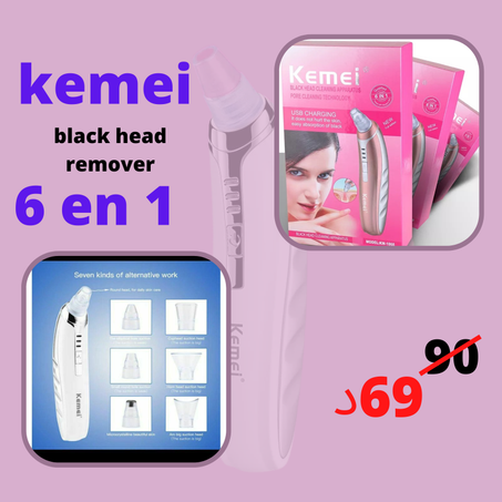 Kemei blackhead remover 6 in 1