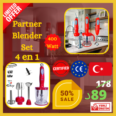 Hand BLENDER 4EN1 400 watt  Prova
