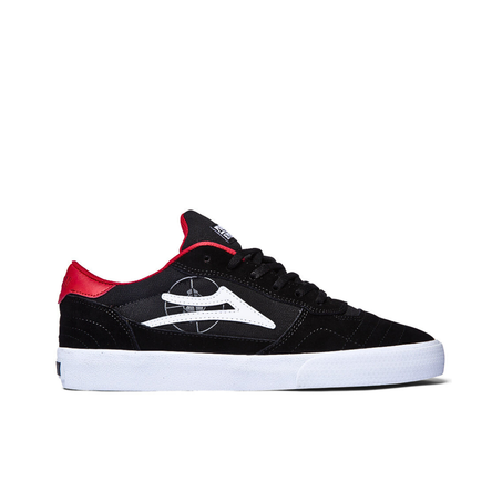 Lakai X Public Enemy Cambridge Skate Shoe - Black/Red