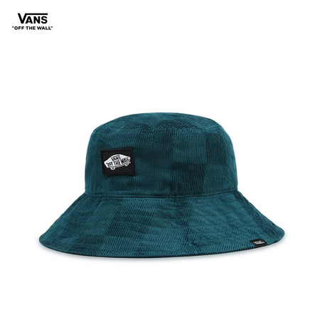 VANS CORDUROY CHECKER BUCKET HAT