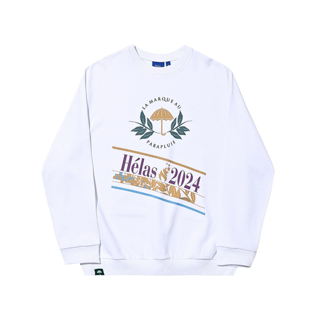 HELAS SWEETHEART OLYMPICS CREWNECK WHITE