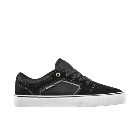 Emerica Cadence Skate Shoe - Black / White / Gold