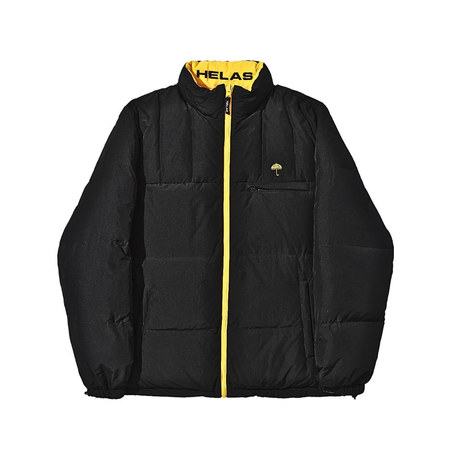 DUAL REVERSIBLE PUFFER JACKET YELLOW/BLACK