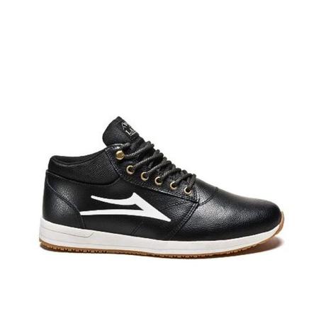 Lakai Griffin Mid Black Leather Men's Shoes