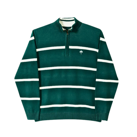 Hélas Tricot Quarter Sweatshirt (teal green)