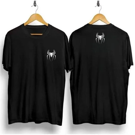 تي شيرت سبايدر رجالي(ابيض /اسود) جميع احجام