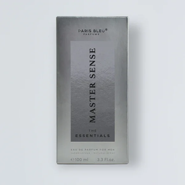 THE ESSENTIALS – Master Sense – Paris Bleu | Eau de Parfum Boisé Musqué Homme (100 ml)
