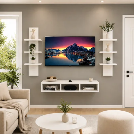 Meuble TV 3 pièces MDF
