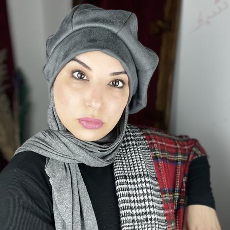 how to wear beret with hijab