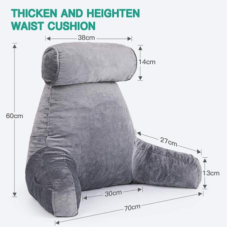 Coussin Giex de Lecture 2 EN 1 a Forme Déchiquetée HORTHOPEDIQUE