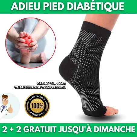 Ortho-Support - chaussettes de compression orthopédiques 2 paires