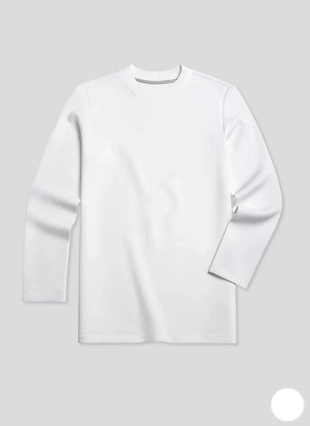 pull moulant à manches longues