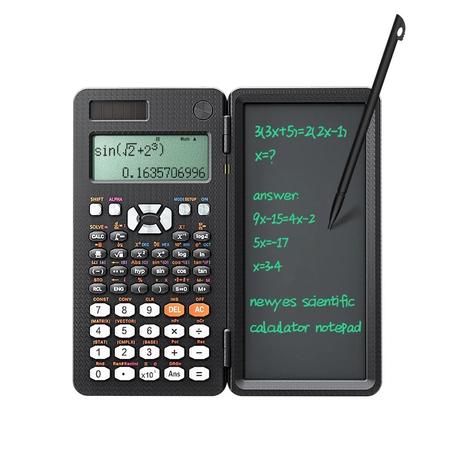 📘 Calculatrice Scientifique avec Bloc-notes LCD et Stylet
