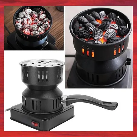 Electric Hookah Charcoal Starter Stove Removable Tray