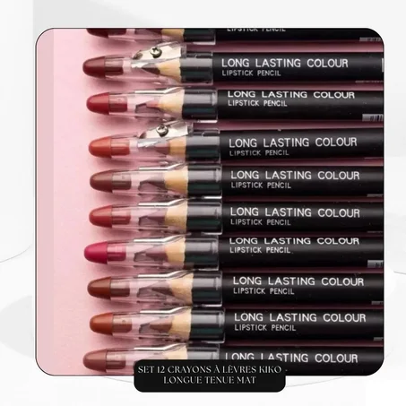 Pack 12 crayon à levers kiko