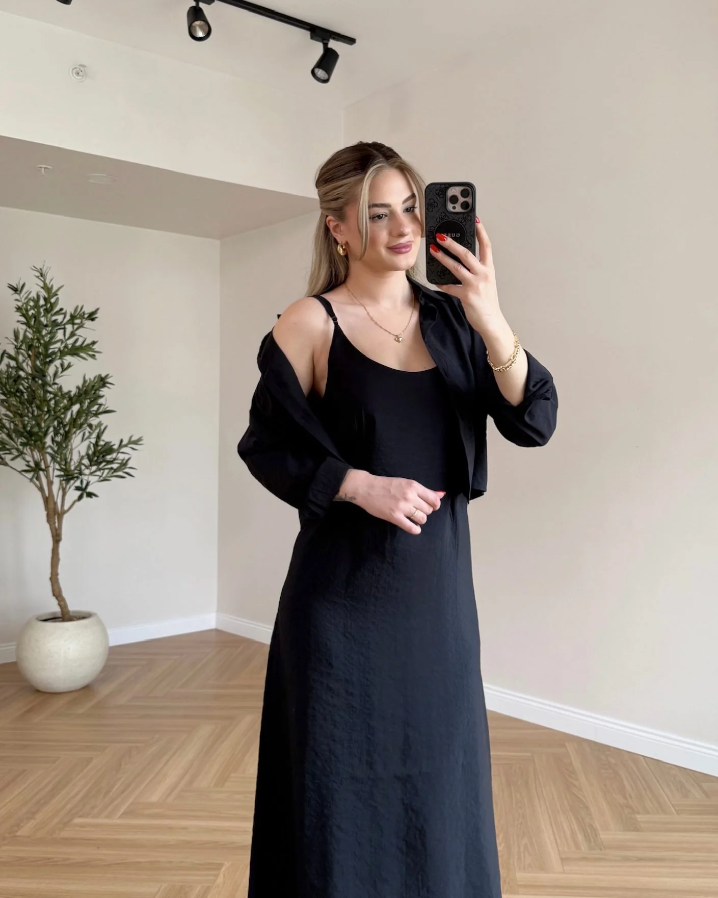 Ensemble robe-chemise deux pièces