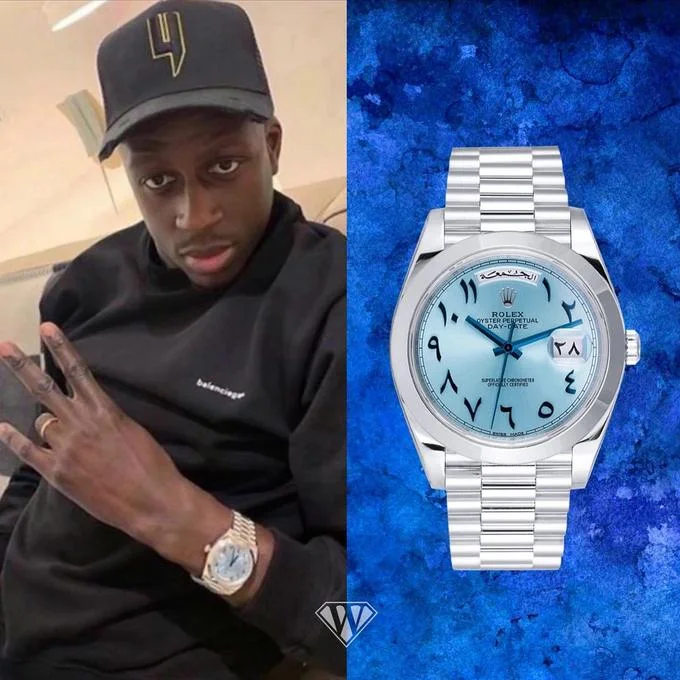 Rolex Day-Date 40 Platinum Ice Blue "Arabic" Dial Middle East Ed