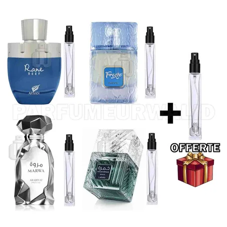 PACK SUMMER DECANTES - 4 Decantes 10ML + Decante OFFERTE