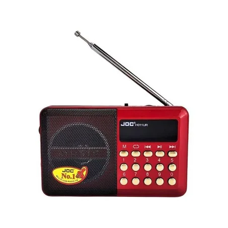 Joc راديو الكتروني قابل للشحن، + بطاقة ذاكرة محملة بالقرآن كاملا بأربعة قراء، راديو القرآن الكريم الإلكتروني يحتوي على القرآن الكريم