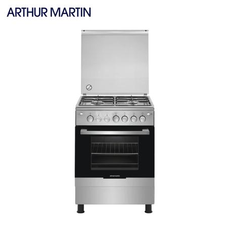 CUISINIERE ARTHUR MARTIN 4F INOX WOK