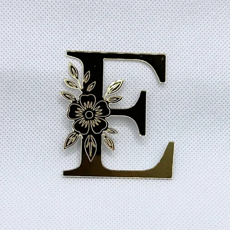 Cake Topper Alphabet Doré – Lettre Décorative en Acrylique Miroir