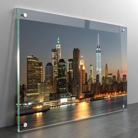 لوحة Plexiglas – أفق المدينة الحديثة