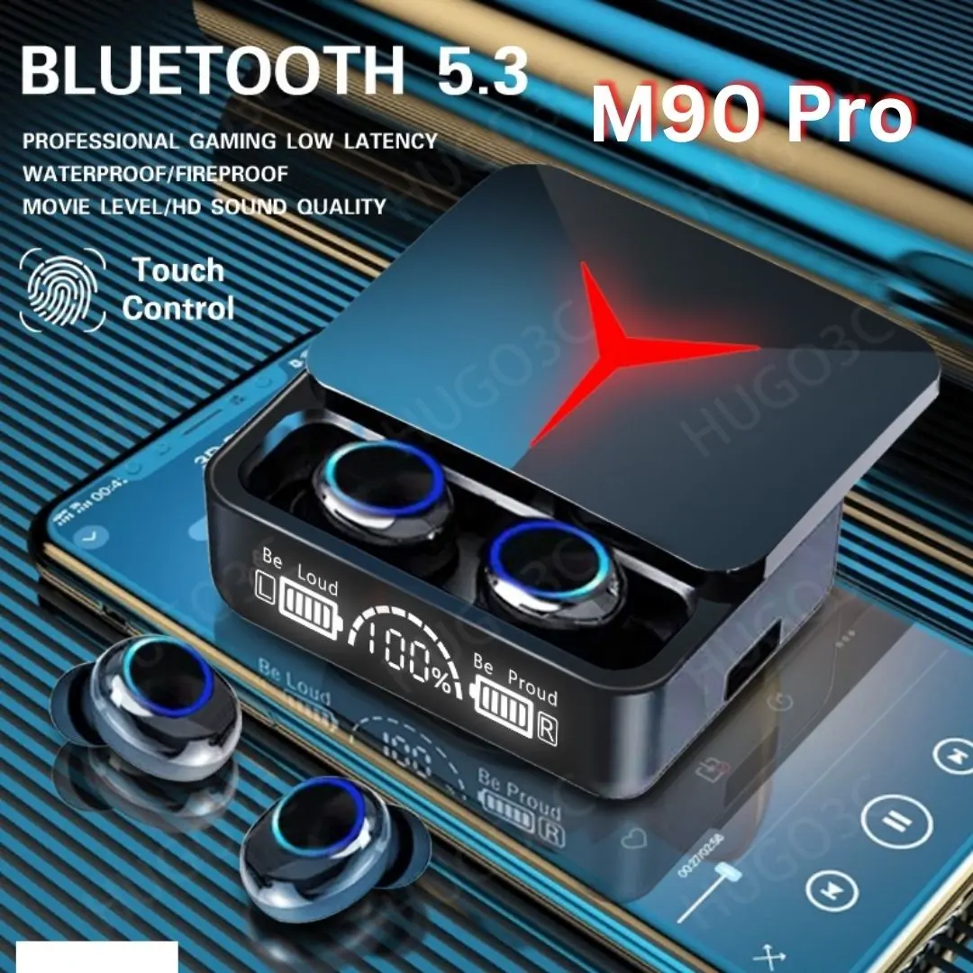 سماعه البلوتوث M90 pro الأعلى جودة و المقاومة للماء