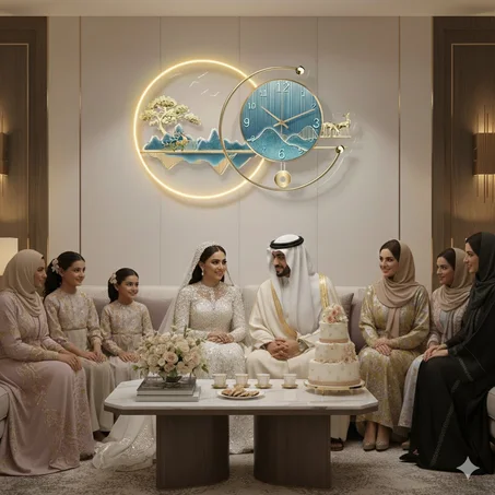 ساعة حائط فاخرة