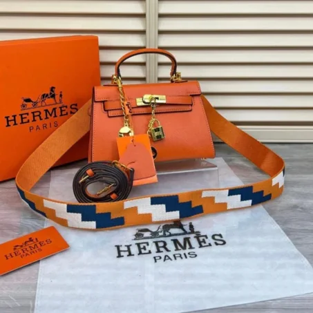 Sac Hermès Kelly 22 Orange