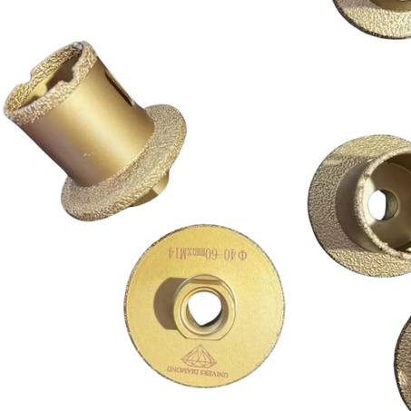 Ouvre-trou brasé pour carreaux de marbre