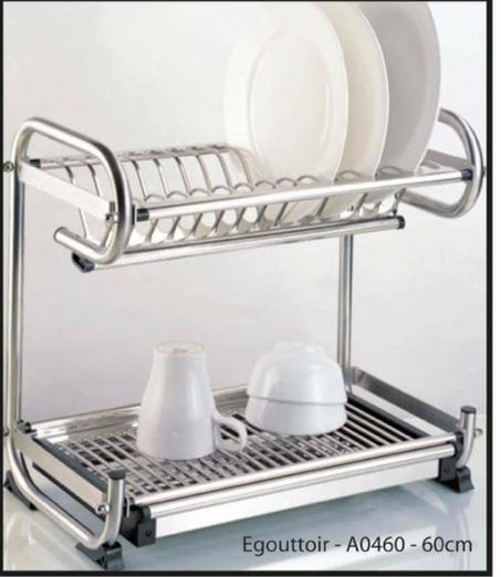 Egouttoir en acier inoxydable