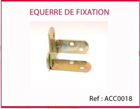 EQUERRE DE FIXATION REF ACC0018