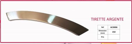 TIRETTE ARGENTE DIMENSION MM -192-