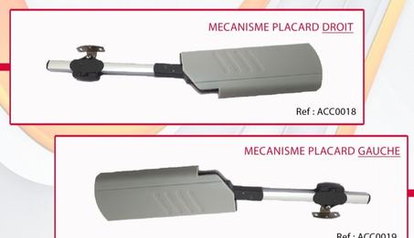 MECANISME PLACARD DROIT ET GAUCHE