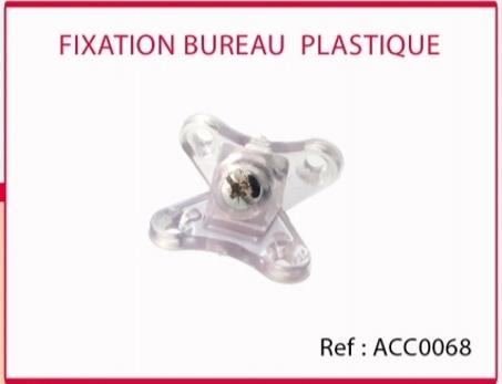 FIXATION BUREAU PLASTIQUE REF ACC0068