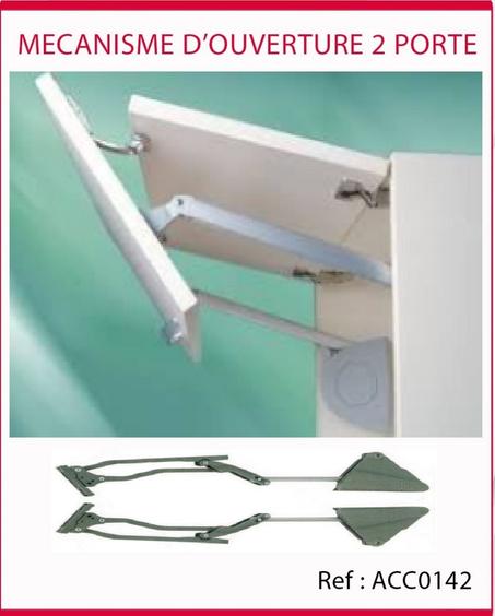 MECANISME D'OUVERTURE 2 PORTE